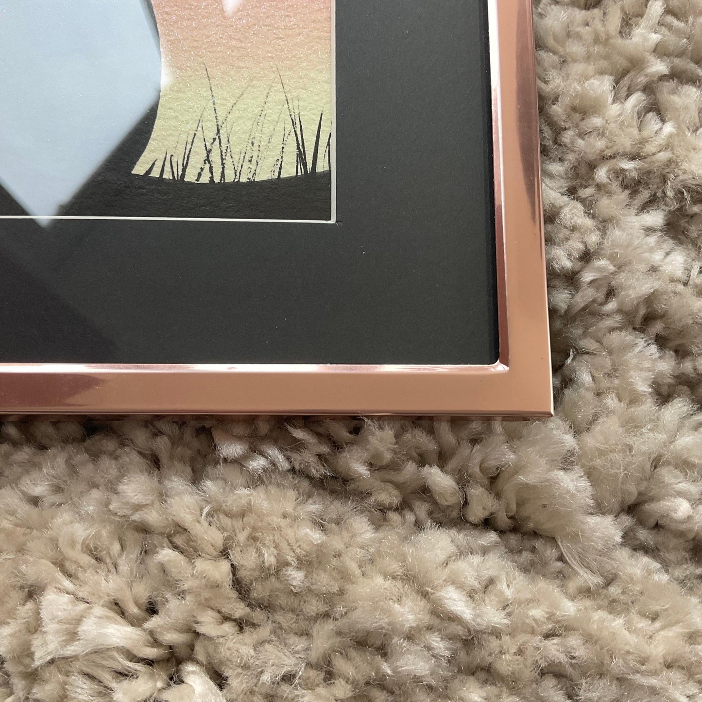 Rose Gold Picture Frame to fit our 6” x 4” Paintings - Bunny Creations