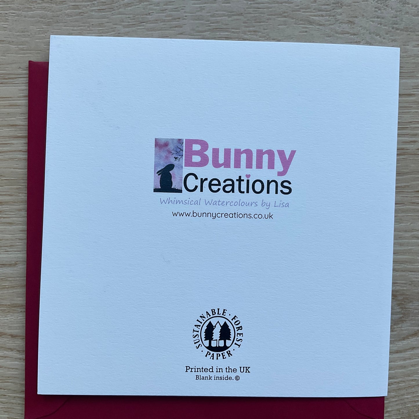 Exclusive Bunny Rabbit Watercolour Art Christmas Cards - Pack of 4 - BUY 1 GET 1 FREE