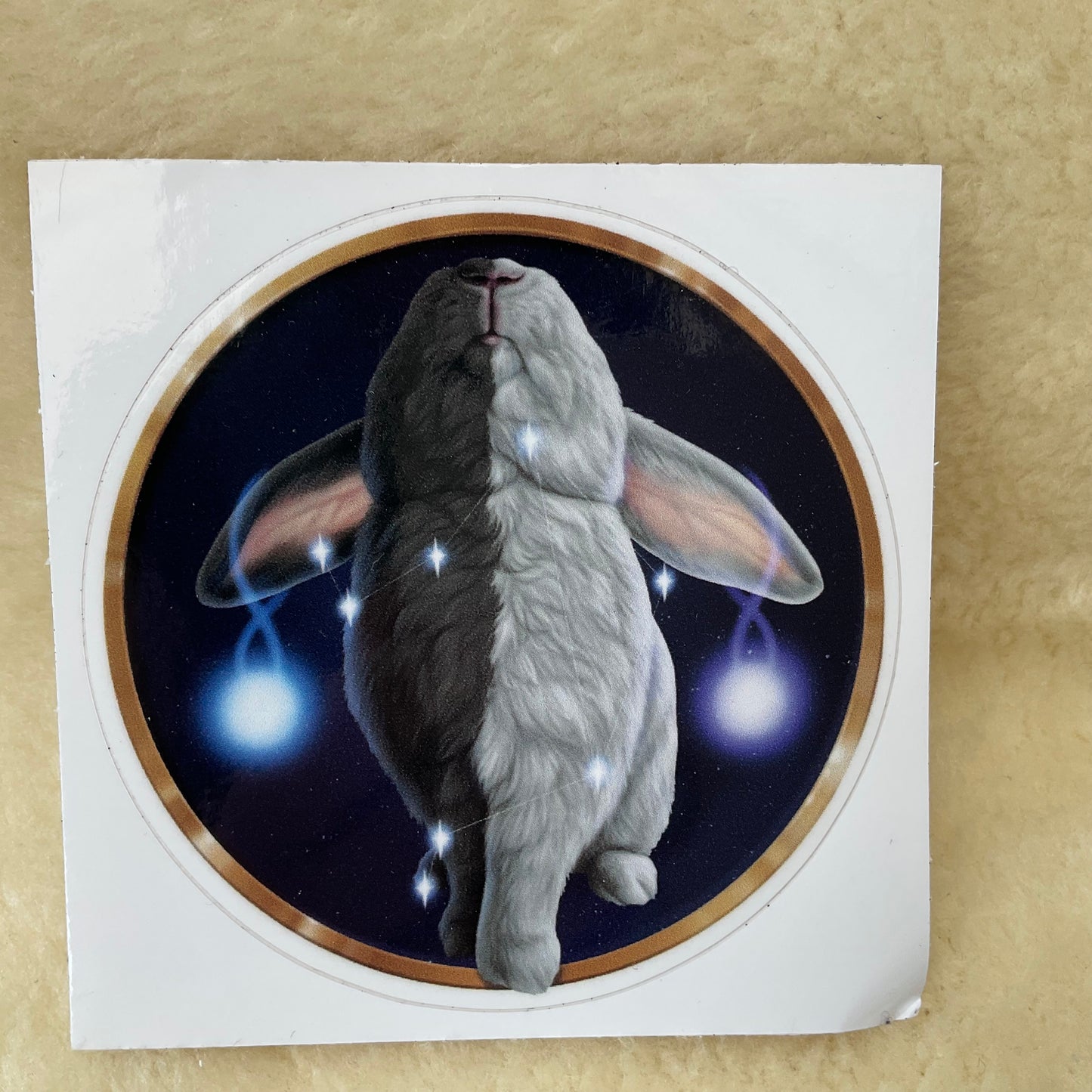 Aires Firlefanz Designs Zodiac Bunny Rabbit Vinyl Decal Stickers