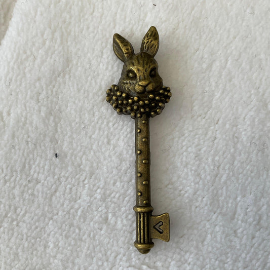 Vintage Bunny Rabbit Key To My Charm - Bunny Creations