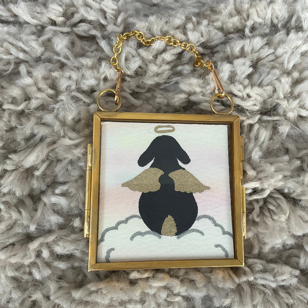 Personalised 'My Angel'’ Hanging Decoration- Original Bunny Rabbit Memorial