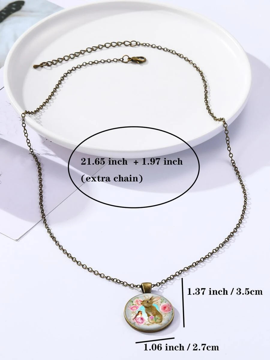 The Rabbit and the Robin Necklace Sizing