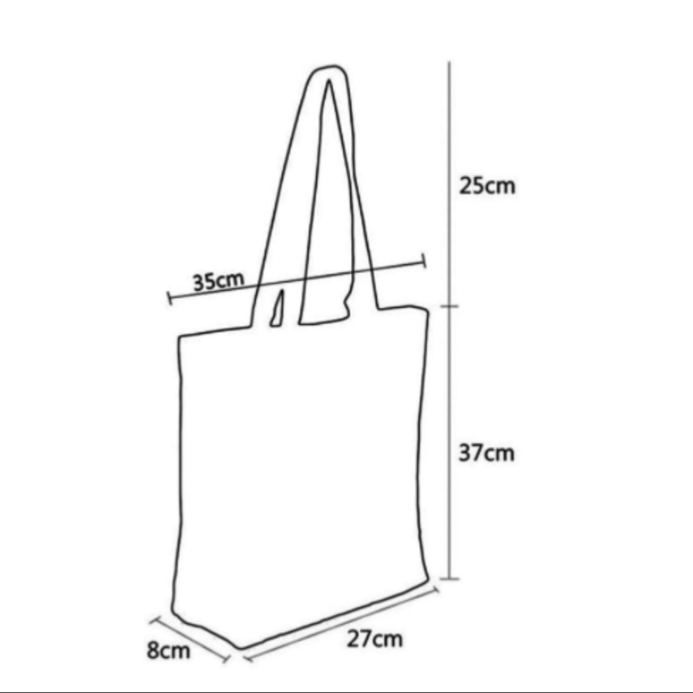Large Lop Eared Bunny Rabbit Shopping Bag Size