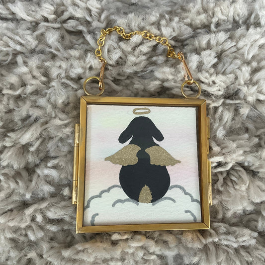 Personalised 'My Angel'’ Hanging Decoration- Original Bunny Rabbit Memorial 