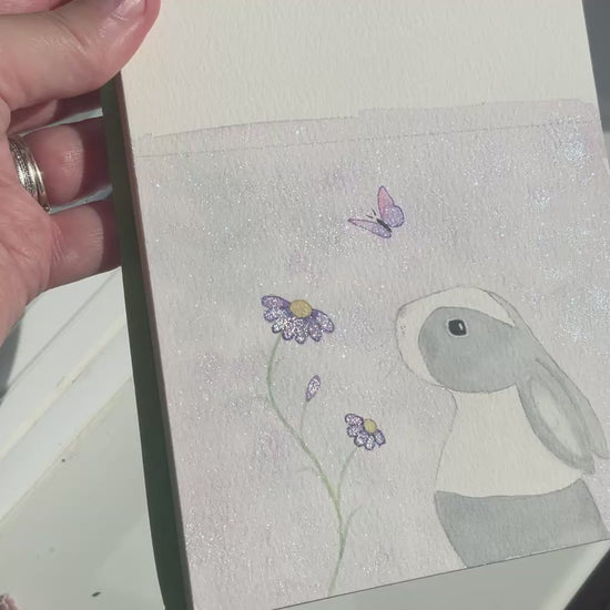 Video of ‘Daisy Dutch’ - Original Bunny Rabbit Watercolour Painting