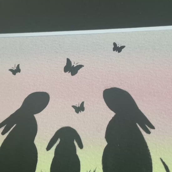 Video Family is Everything - Original Watercolour Painting  6” x 4”