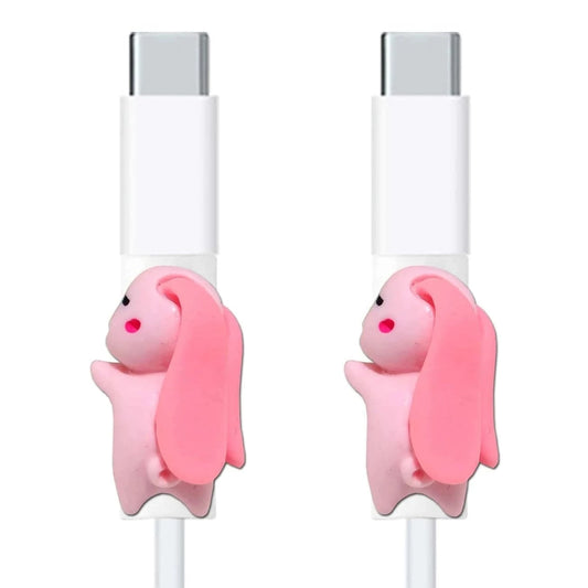 lop bunny rabbit cable biter for phone
