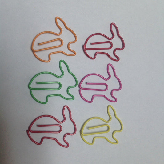 Bunny Shaped Paper Clips - Bunny Creations